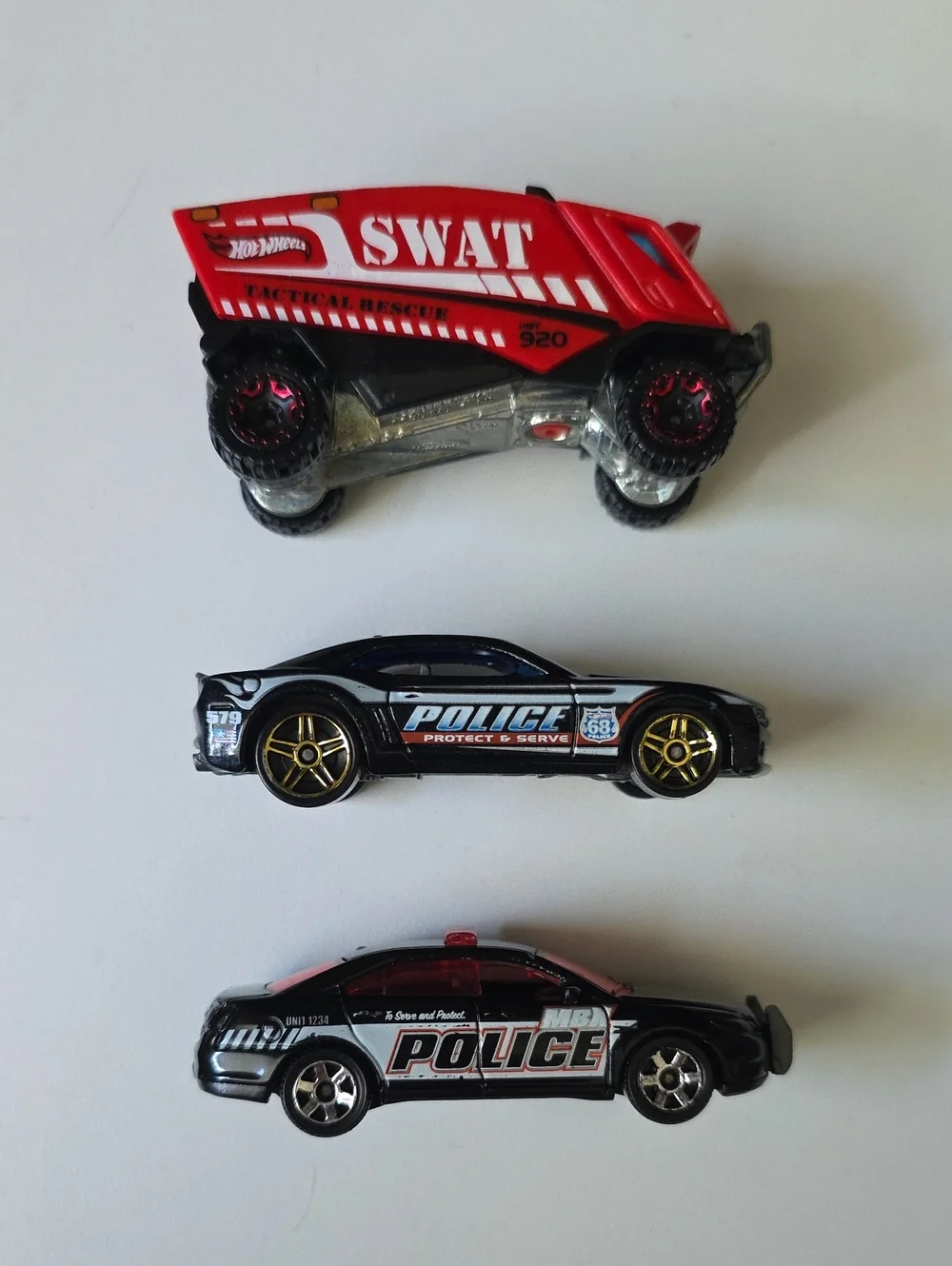 Hot Wheels And Matchbox Police And Swat Vehicles